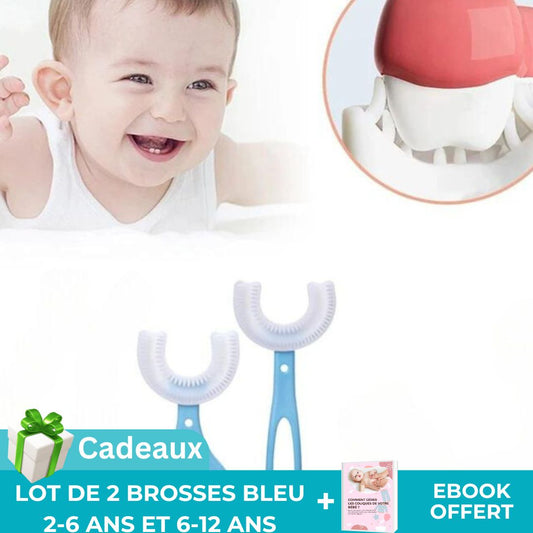 Brosse à dents en forme de U pour enfants