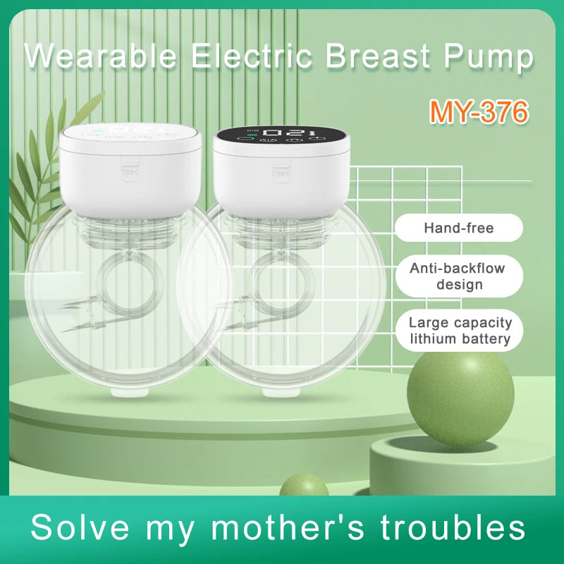 Wearable Breast Pump Mother and Baby Supplies Breast Pump Breast Milk Milking and Milking Machine Fully Automatic Breast Pump