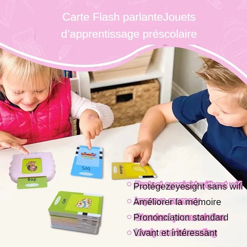 Appareil de carte mémoire Audible - Appareil éducatif précoce + Flashcards - Kits BéBé et Maman