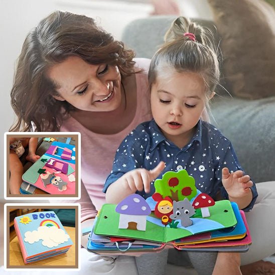 Jeu éducatif | livre d'activité lavable EASY PLAYBOOKS™ - Kits BéBé et Maman