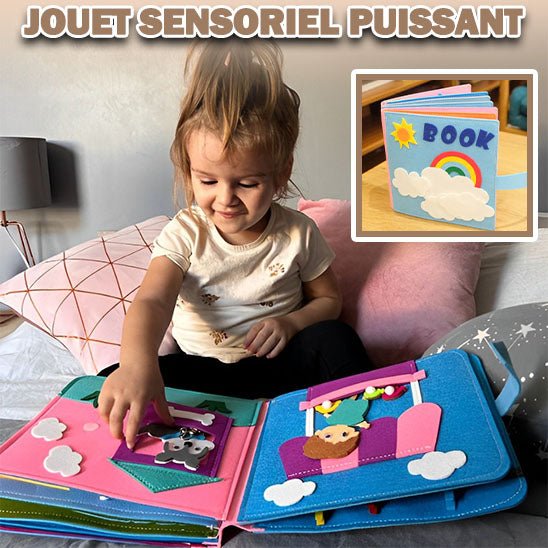 Jeu éducatif | livre d'activité lavable EASY PLAYBOOKS™ - Kits BéBé et Maman