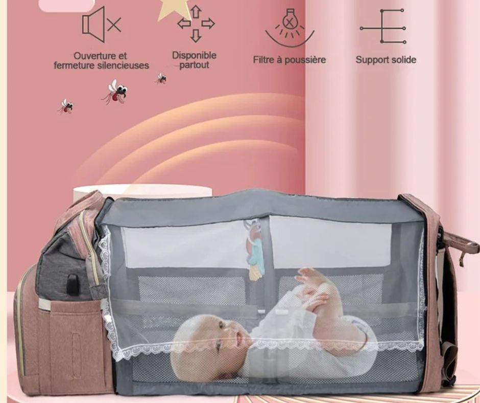 Sac à langer bébé | Berceau de voyage BabyNappy™ - Kits BéBé et Maman