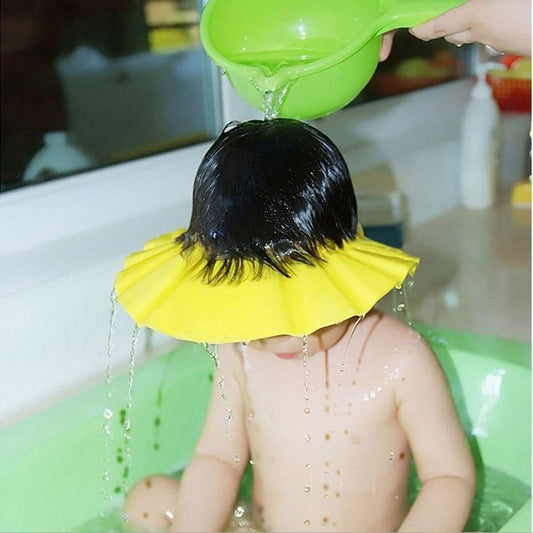 Visière chapeau pour douche bébé I ShampooCap™ - Kits BéBé et Maman